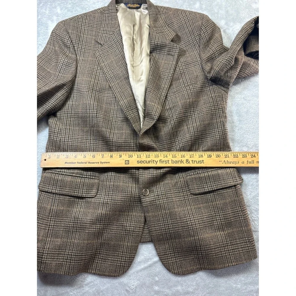 Brooks Brothers Made USA‎ Glen Plaid Wool Sport Coat Blazer